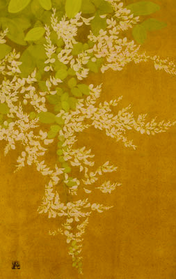 Bush clover in Japanese painting